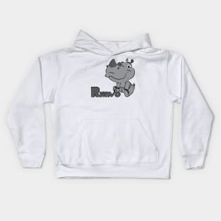 Cute Rhino Kids Hoodie